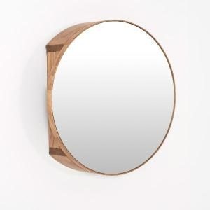 Espelho circular armário madeira carvalho 80x80x15 cm - Image 3