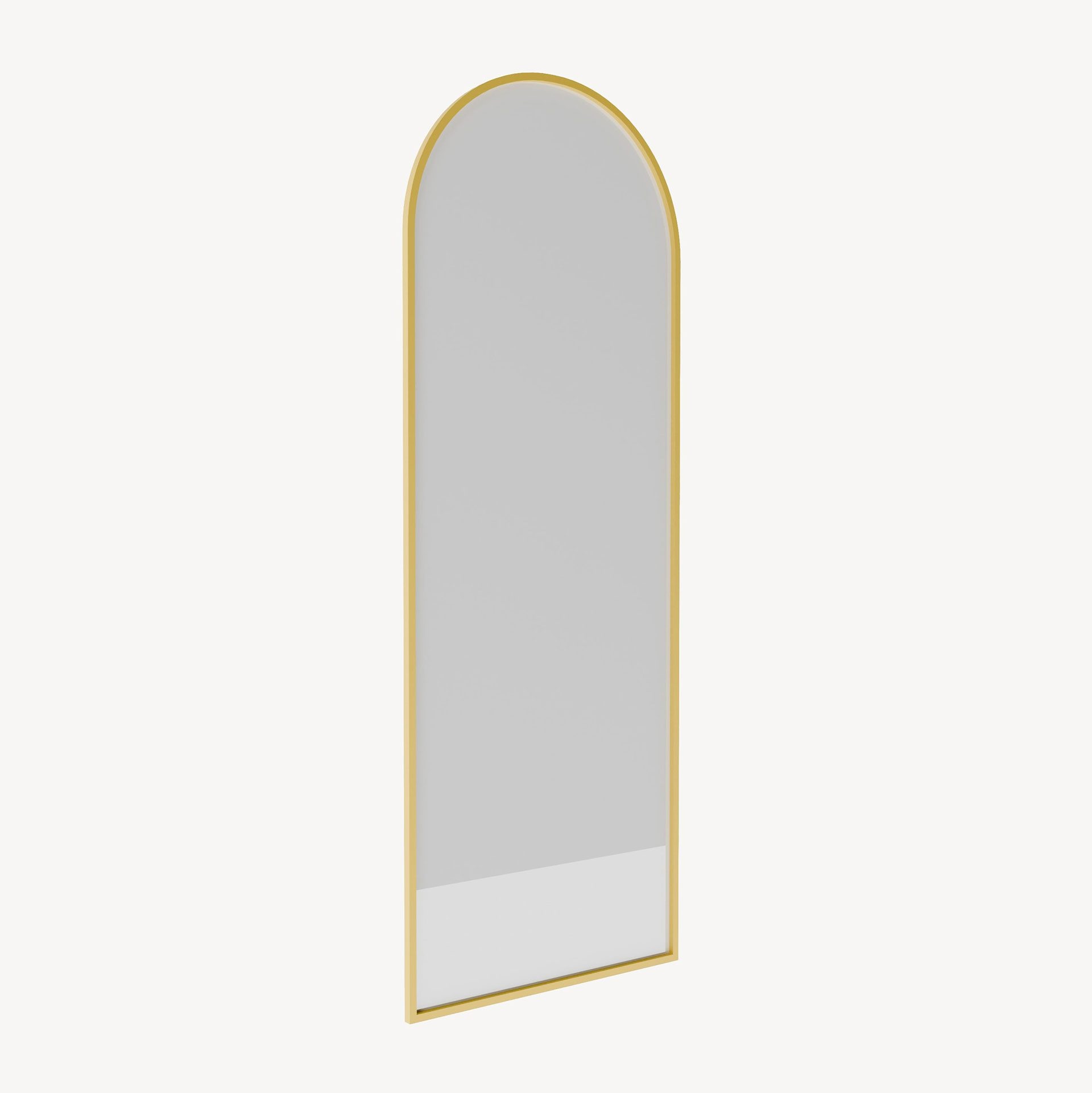 Espelho de parede tipo closet acabamento dourado 160x60 cm - Image 2