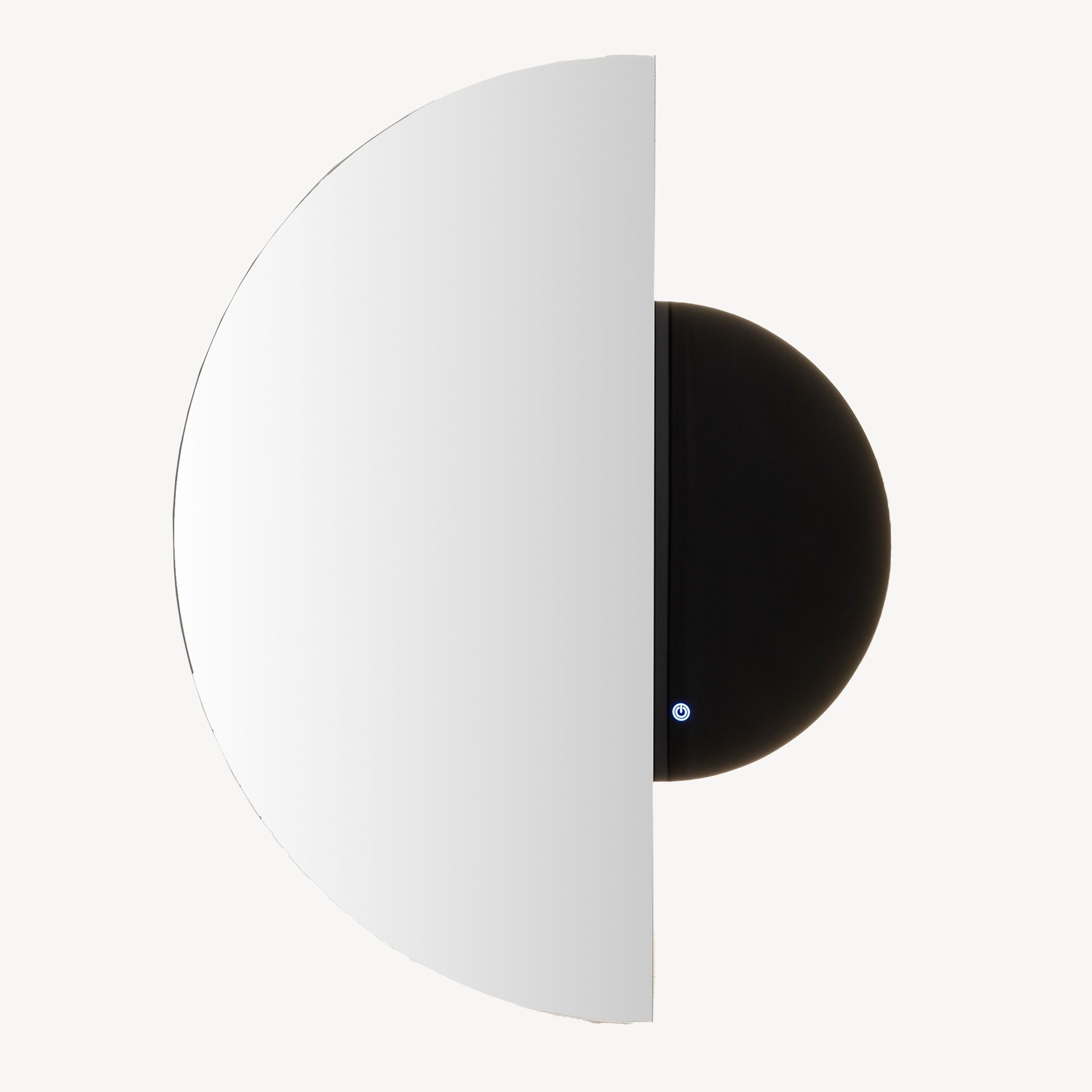 Espelho meia-lua com sensor de luz LED 120 x 80 cm - Image 5