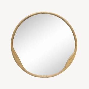 Espelho circular madeira carvalho 120x120 cm - Image 4