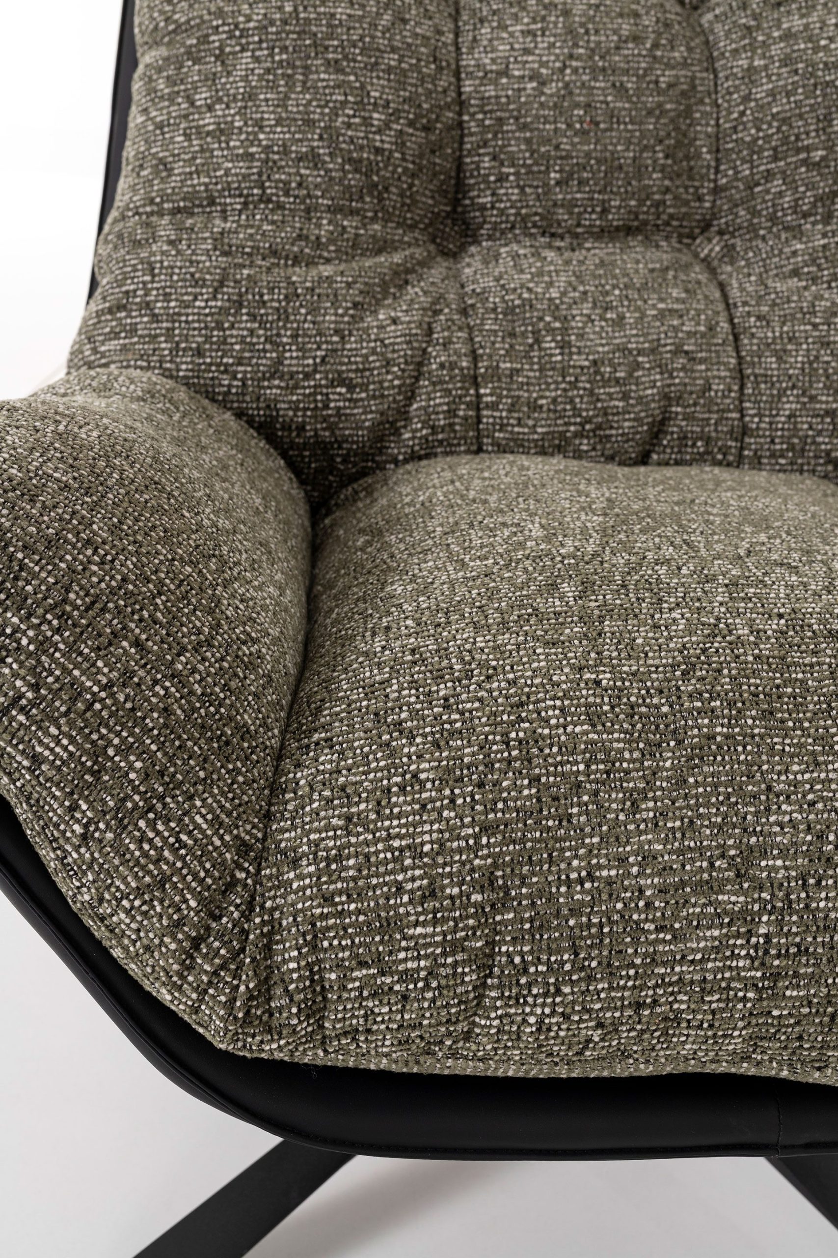 Poltrona Ray giratória 360º em verde 92×86×80 cm - Image 2