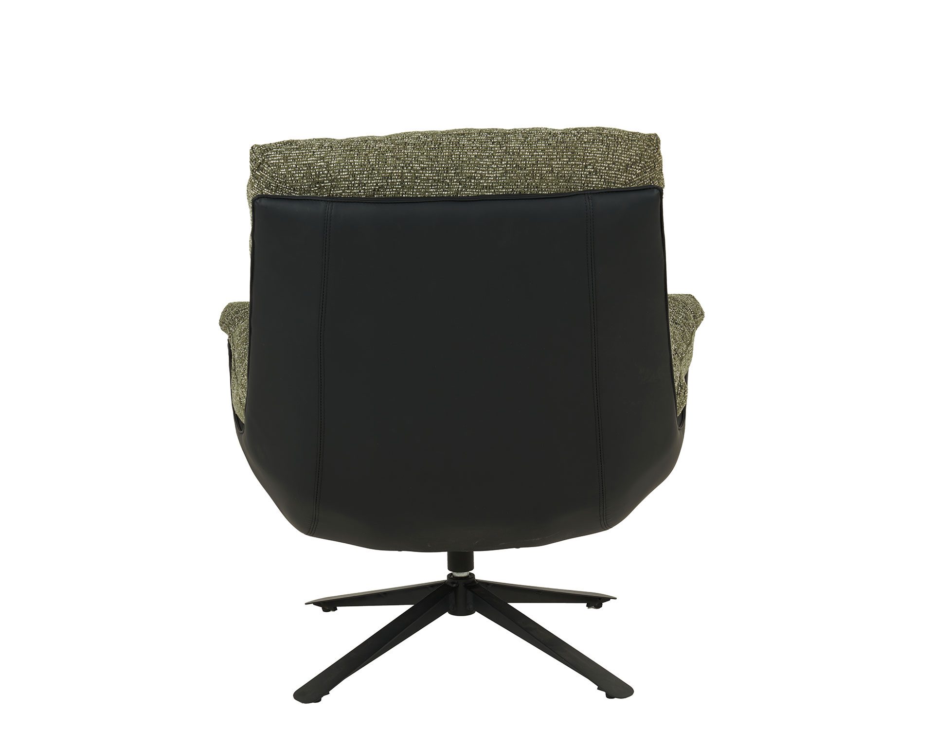 Poltrona Ray giratória 360º em verde 92×86×80 cm - Image 4