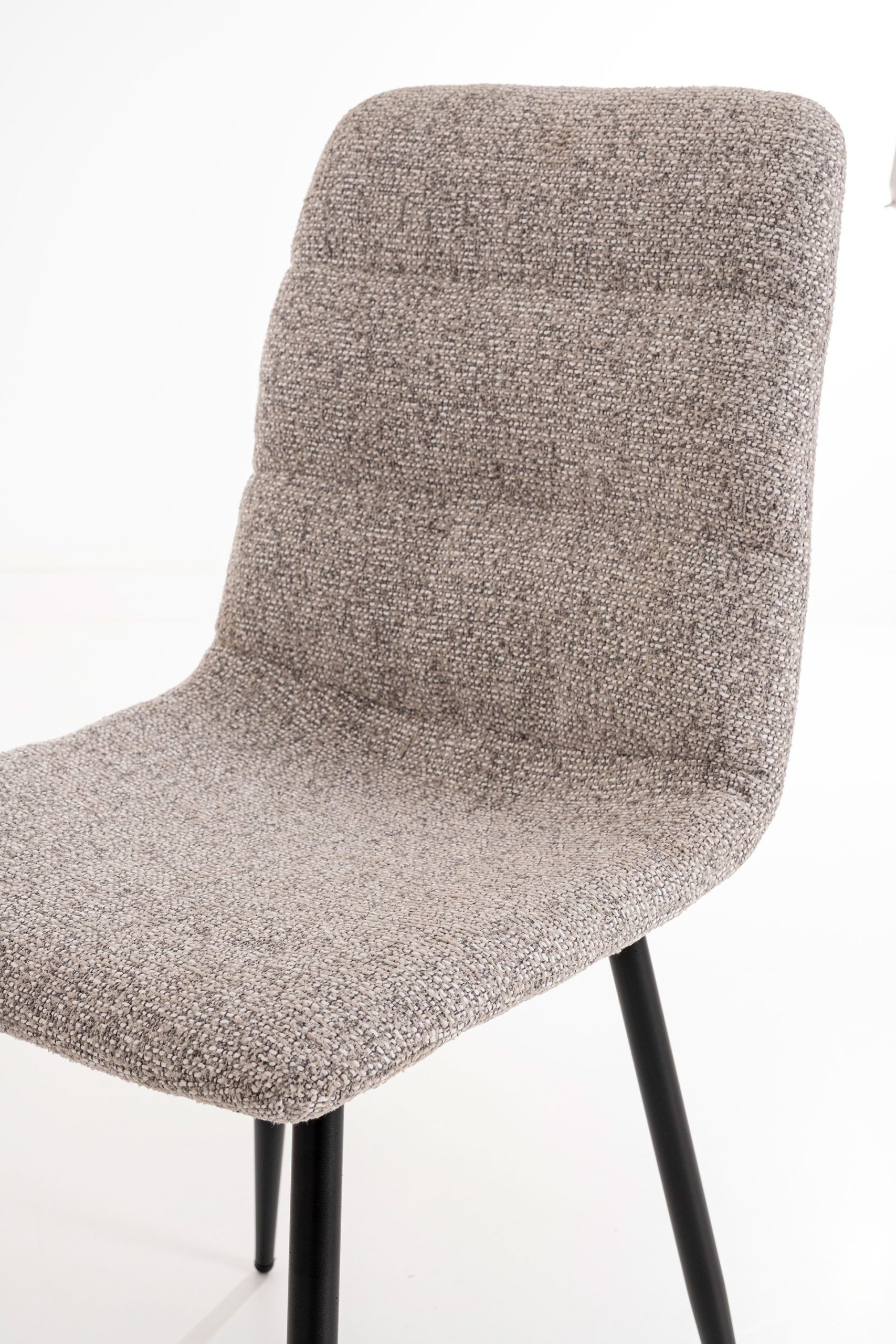 Cadeira Emma. Estofada em cinzento. 90×44×55 cm - Image 3