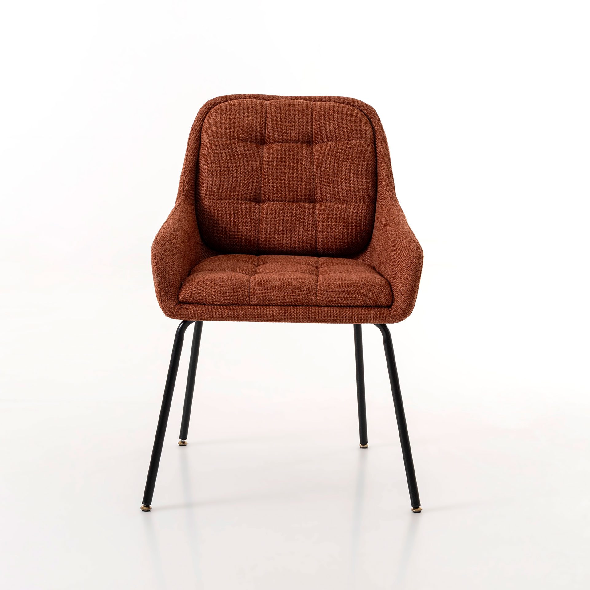 Cadeira Belmont. Estofada em cor caldeira. 83×60×61 cm - Image 8