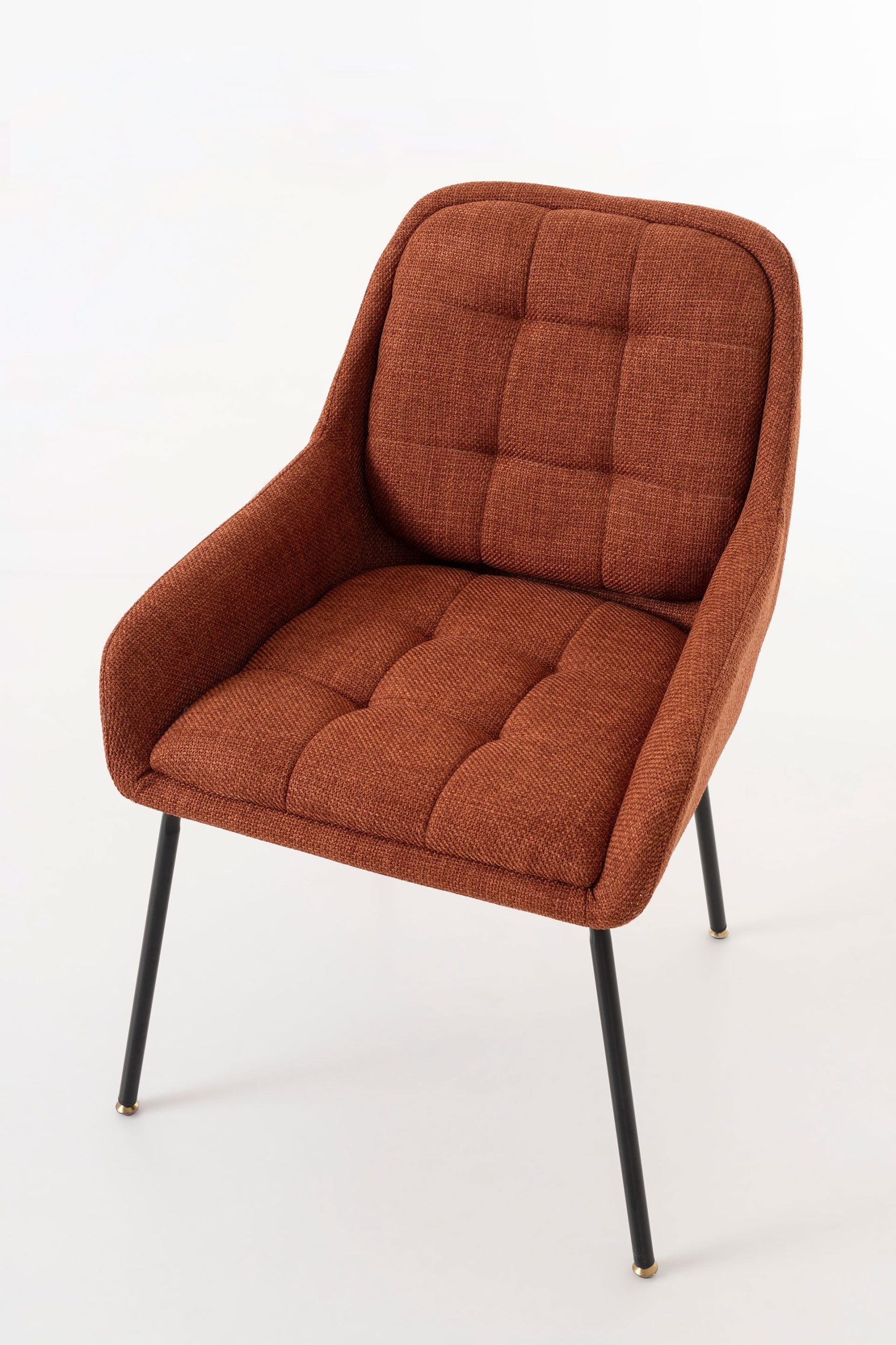 Cadeira Belmont. Estofada em cor caldeira. 83×60×61 cm - Image 4