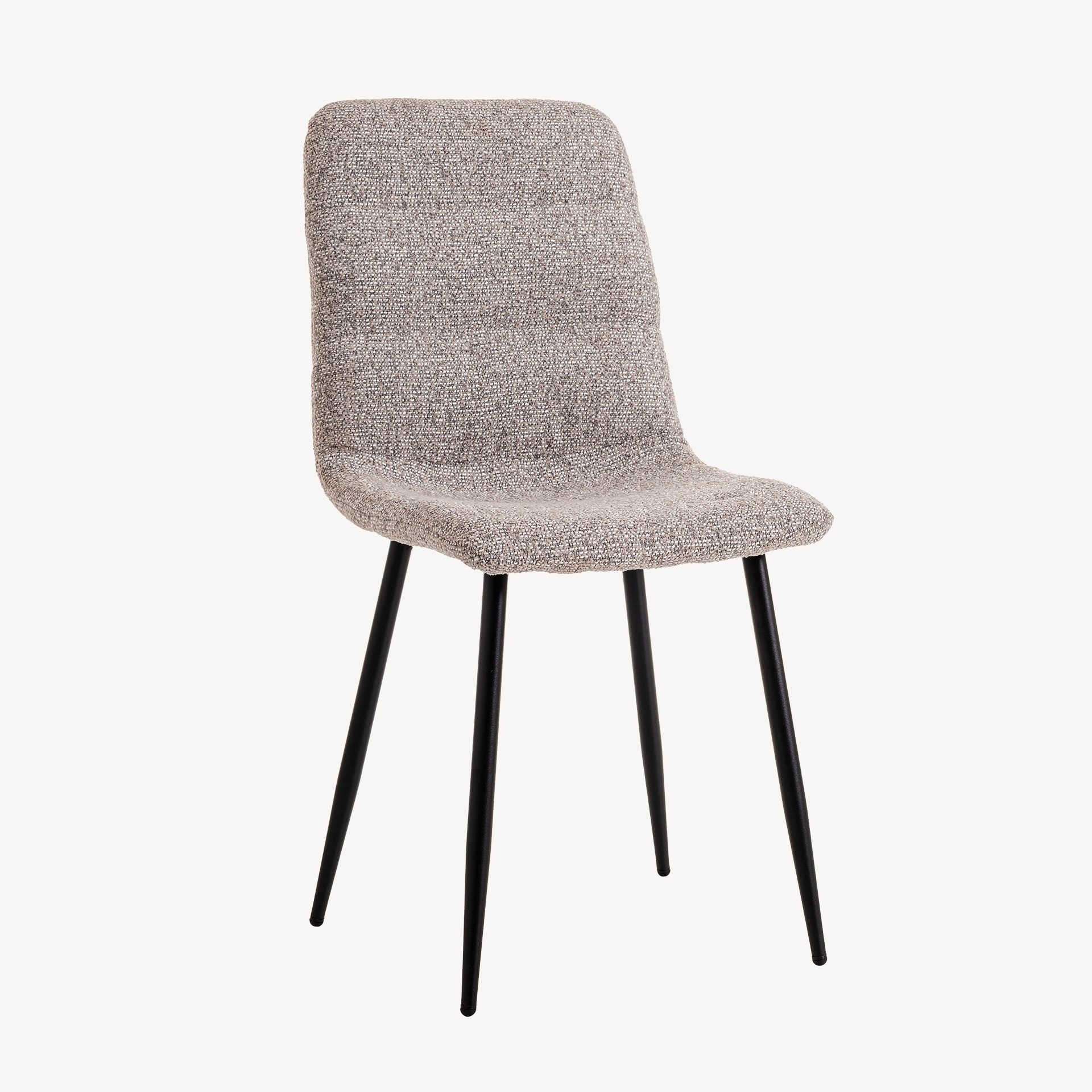 Cadeira Emma. Estofada em cinzento. 90×44×55 cm - Image 4