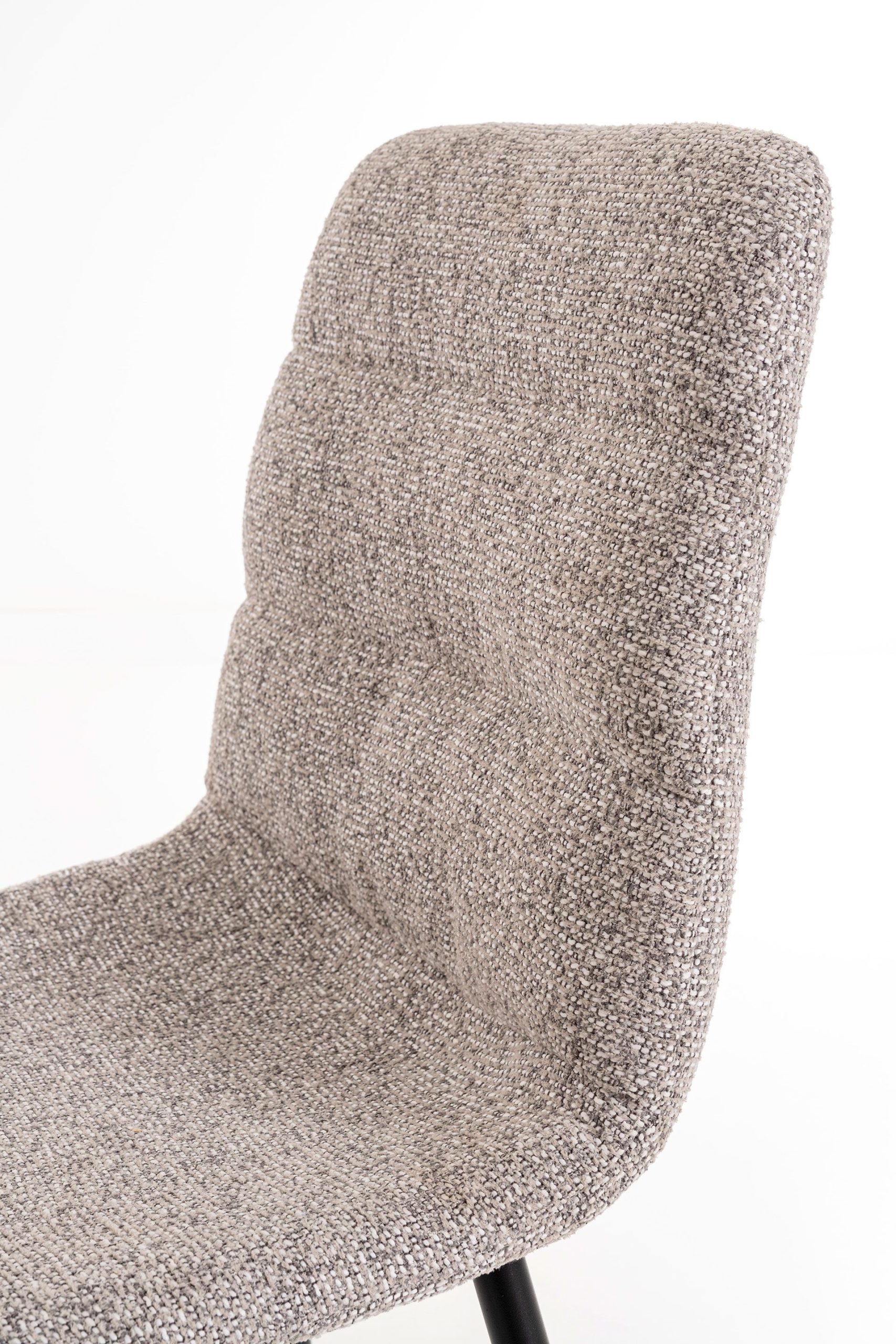 Cadeira Emma. Estofada em cinzento. 90×44×55 cm - Image 5