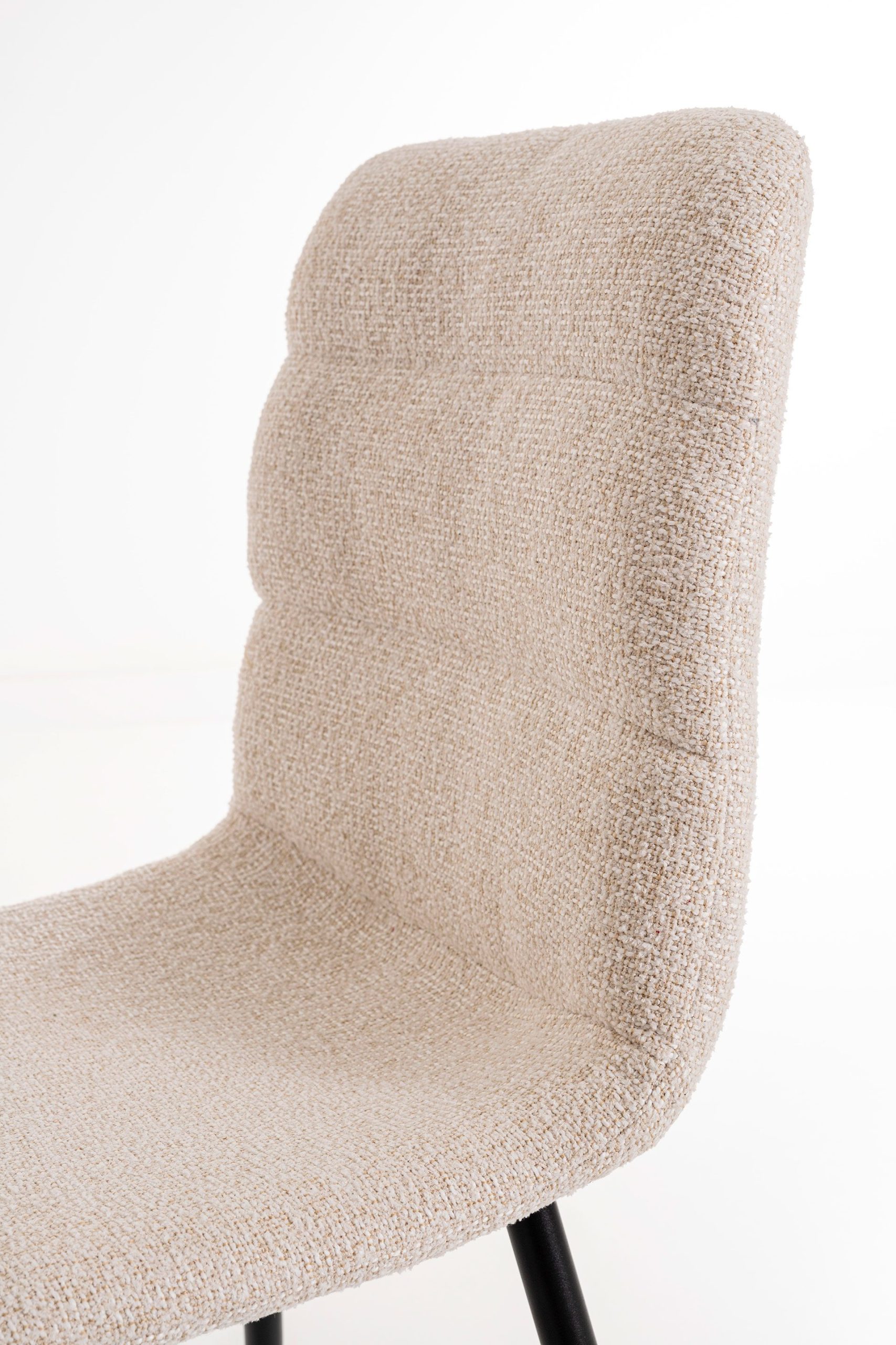 Cadeira Emma. Estofada em bege. 90×44×55 cm - Image 5